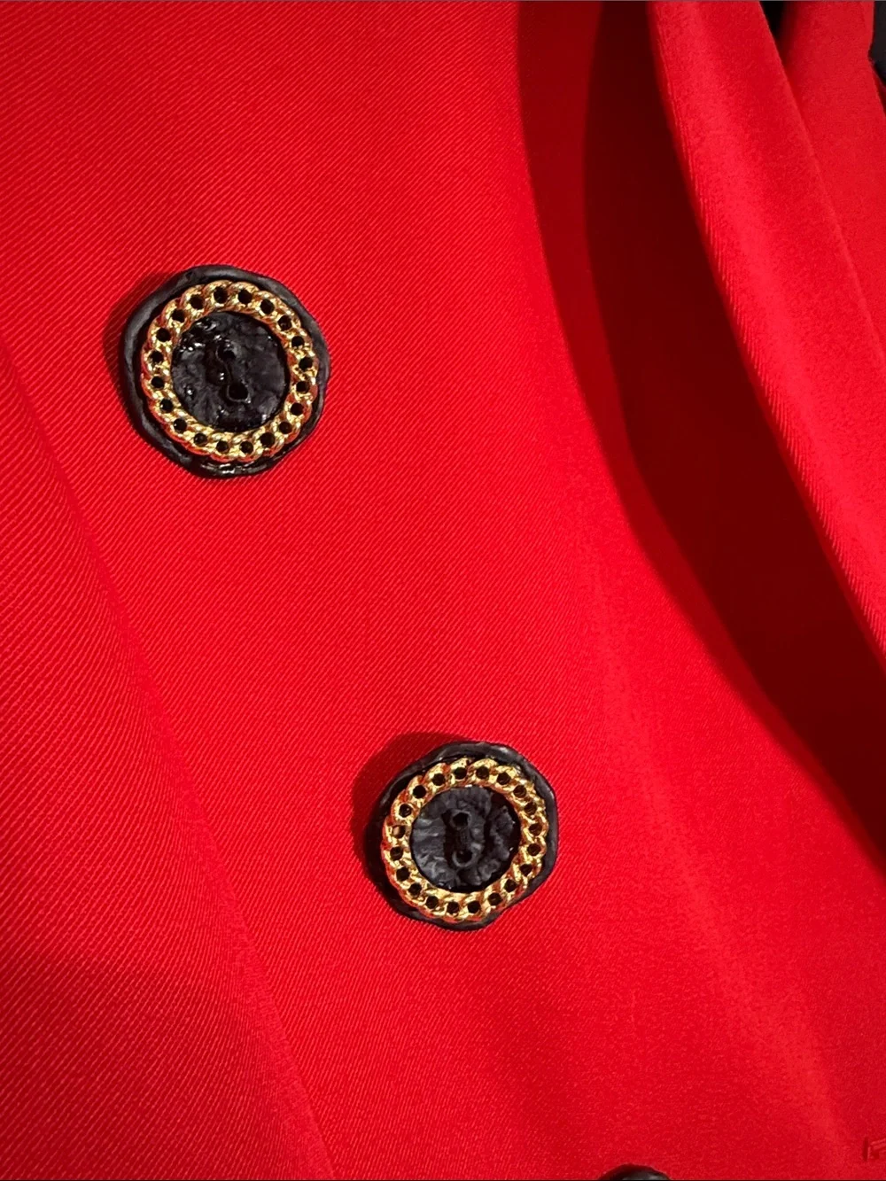 VINTAGE Double-Breasted  Blazer  💯 Wool! BY Lolita Lempicka! Absolutely Stunning - Picture 4 of 8